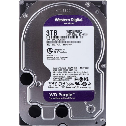 Western Digital Purple 3TB (WD33PURZ)