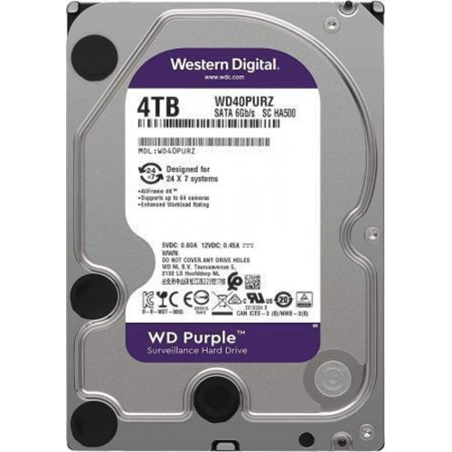 Western Digital Purple SATA 4TB (WD40PURZ)