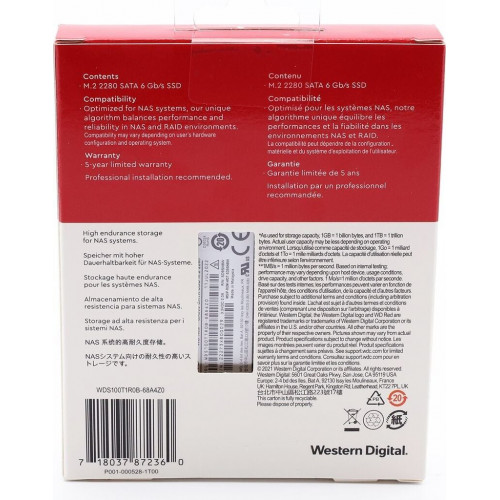 Western Digital Red SA500 1TB M.2