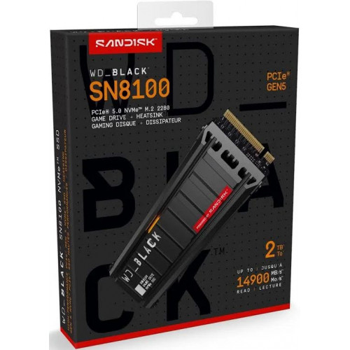 Western Digital SSD WD Black SN8100 PCIe 5.0 2