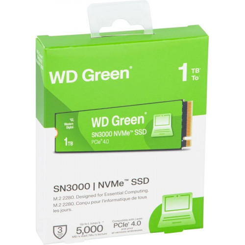 Western Digital SSD WD Green SN3000 2 NVMe