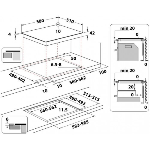 Whirlpool AKT 809 NE