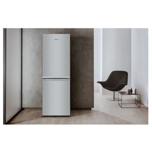 Whirlpool W5 721E OX 2- Frigorífico Combi 308 Litros 176,3 x 59,5 x 65,5 Cm Clase E Acero Inoxidable