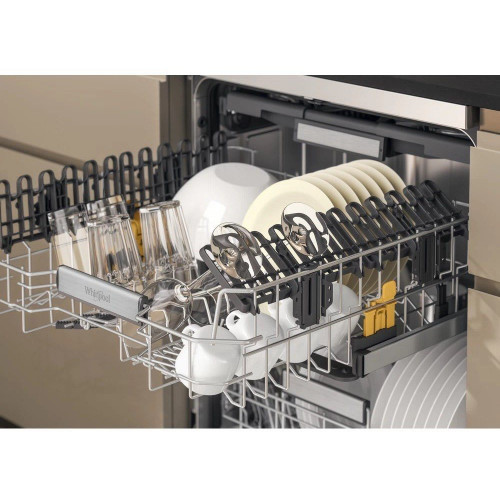 WHIRLPOOL W7F HS51 Blanco-Negro - Lavavajillas 60CM 15 Servicios
