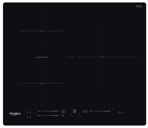 WHIRLPOOL WB S5560 NE - Vitrocerámica de Inducción 3 Fuegos