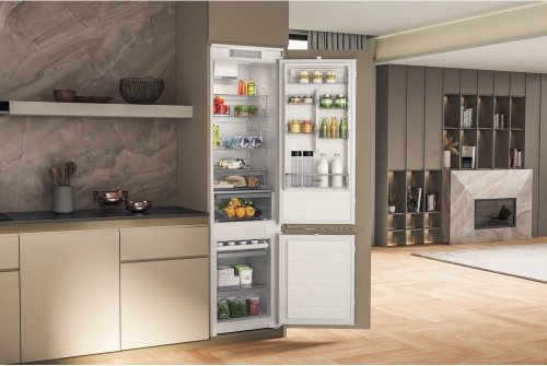 WHIRLPOOL WHC20D013D1 Blanco - Frigorífico Combi Cíclico Integrable