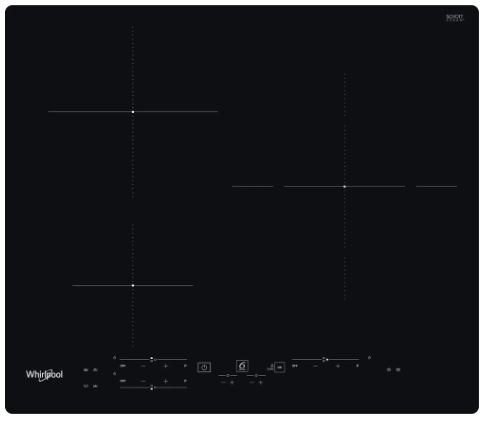 WHIRLPOOL WS B4760 NE - Vitrocerámica de Inducción 3 Fuegos