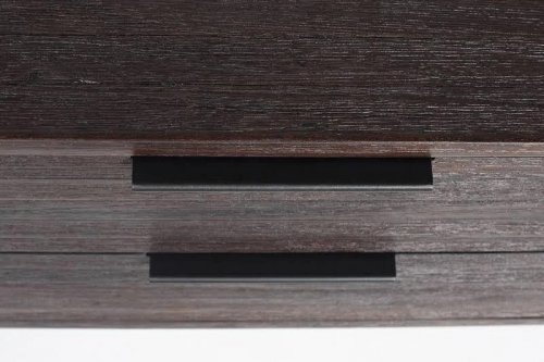 White Label Living Consola de madera de teca con cajones Webster