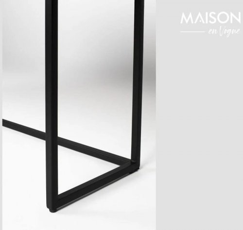 White Label Living Consola de madera de teca con cajones Webster