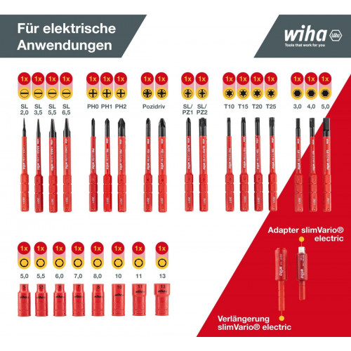 Wiha Werkzeug-Set 31-tlg (43465)
