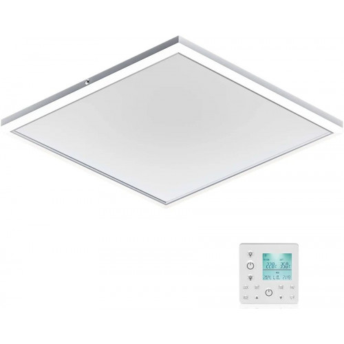 Wiltec calefactor de techo por infrarrojos e iluminación led
