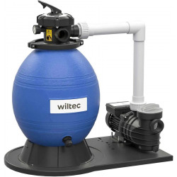WilTec XPOtool Sistema filtro de arena 550W con tanque 38l y bomba 18000L/h