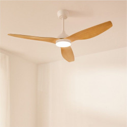 WIND BALANCE M - Ventilador de techo 40W silencioso Ø132 cm - Con luz - sin WIFI
