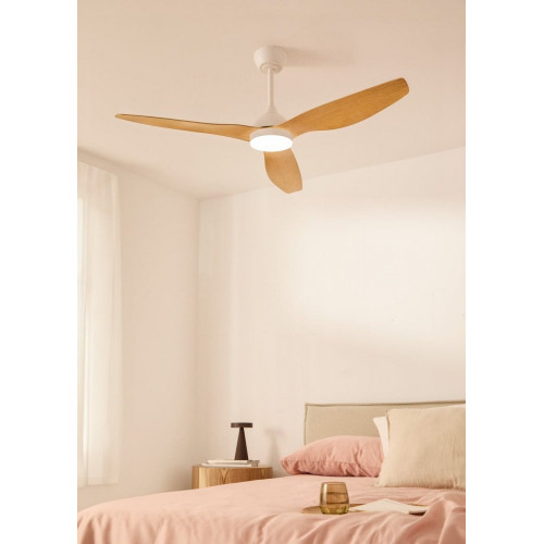 WIND BALANCE M - Ventilador de techo 40W silencioso Ø132 cm - Con luz - sin WIFI