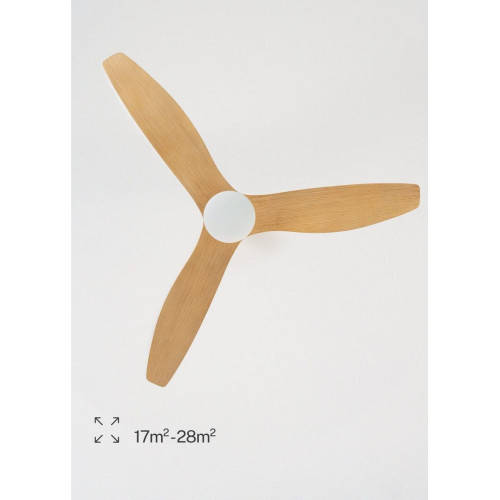 WIND BALANCE M - Ventilador de techo 40W silencioso Ø132 cm - Con luz - sin WIFI