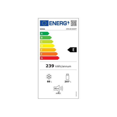 WINIA WRN-BV300NPT INOX - Frigorífico Combi NoFrost