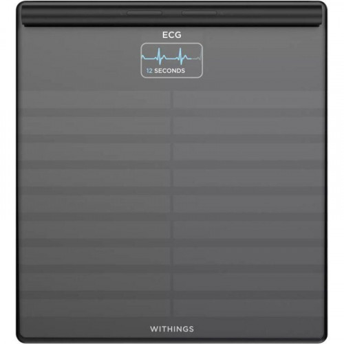 Withings Body Scan Báscula de Baño WiFi con Función de Electrocardiograma Negra