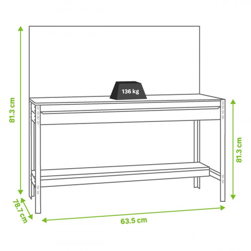 WORX Mesa de trabajo plegable Pegasus™ WX051