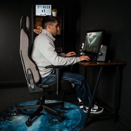 Woxter Stinger Station Titan Silla Gaming de Tela Negra