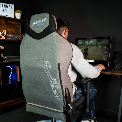 Woxter Stinger Station Titan Silla Gaming de Tela Negra