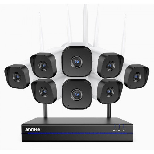 WS800 Kit cámaras de vigilancia inalámbrico de 8MP con videograbador NVR de 16 canales