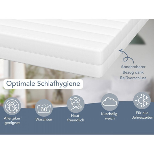 X-Dream Pure 7-zone cold foam mattress 160x200 cm