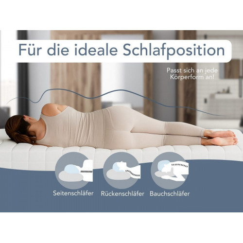 X-Dream Pure 7-zone cold foam mattress 160x200 cm
