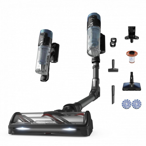 X-Force Flex 14.80 de Rowenta, Aspiradora escoba sin cable, Hasta 240&nbsp;airwatts, Autonomía de larga duración de 1&nbsp;h y 30&nbsp;min, Cabezal Aqua con tecnología Aerospin