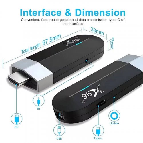 X98 S500 Tv Stick Android 11