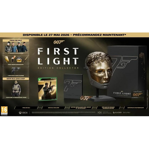 Xbox Series X S 007 First Light Edición Coleccionista + Máscara dorada