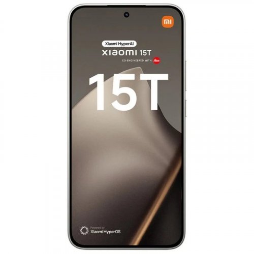 Xiaomi 15T Gris - 512GB - 12GB AMOLED 5G Dual SIM Cámara Leica 50MP