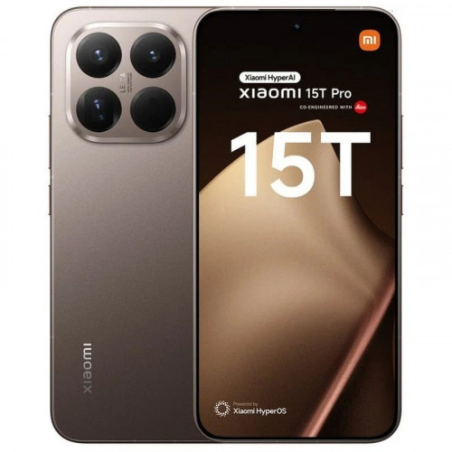 Xiaomi 15T Pro Mocha Gold - 256GB - 12GB AMOLED 5G Dual SIM Cámara Leica 50MP