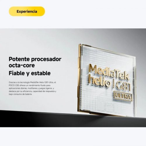 Xiaomi POCO C85 Negro - 256GB - 8GB