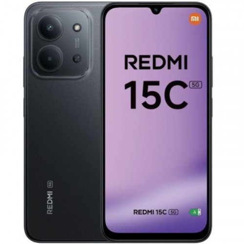 Xiaomi Redmi 15C 5G Negro - 128GB - 4GB Carga Rápida 33W