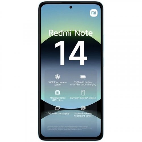Xiaomi Redmi Note 14 4G Azul - 128GB - 6GB