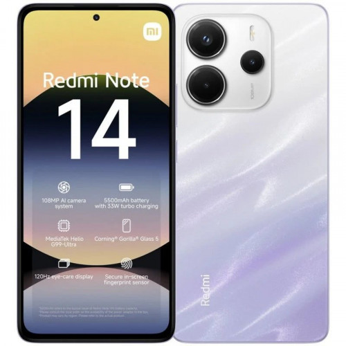 Xiaomi Redmi Note 14 4G Púrpura - 128GB - 6GB