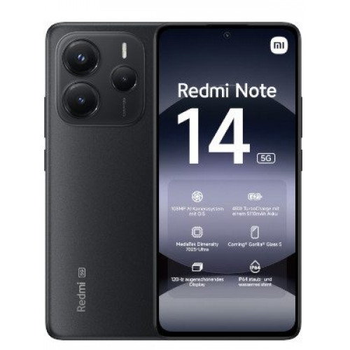 Xiaomi Redmi Note 14 5g 8-256gb Midnight black