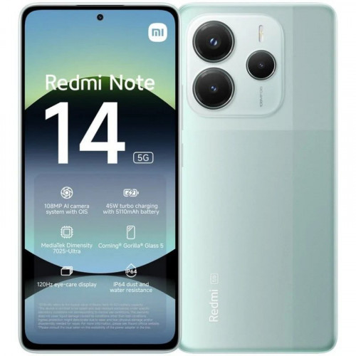 Xiaomi Redmi Note 14 5G Verde - 128GB - 6GB