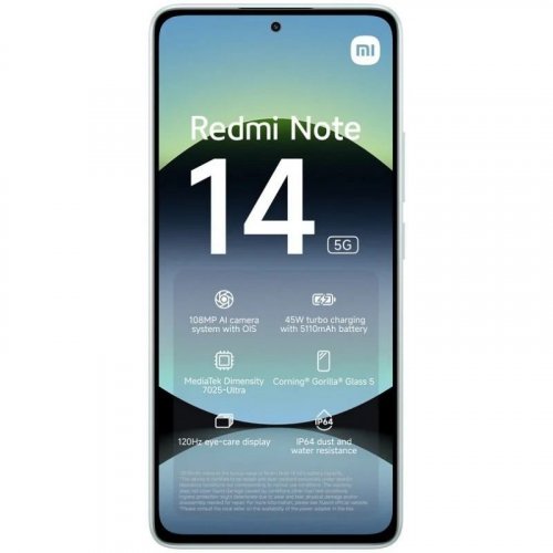 Xiaomi Redmi Note 14 5G Verde - 128GB - 6GB