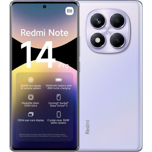 Xiaomi Redmi Note 14 Pro 4G Morado - 256GB - 8GB