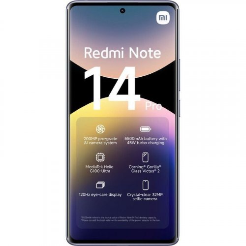 Xiaomi Redmi Note 14 Pro 4G Morado - 256GB - 8GB