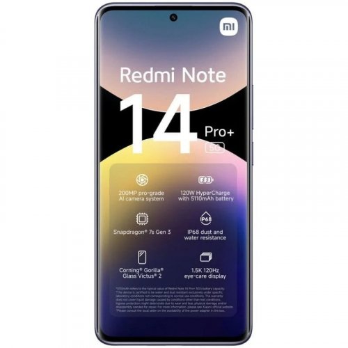 Xiaomi Redmi Note 14 Pro Plus 5G Violeta Lavanda - 256GB - 12GB