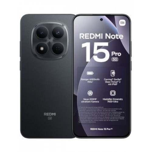 Xiaomi Redmi Note 15 Pro 5g 8-256gb Black