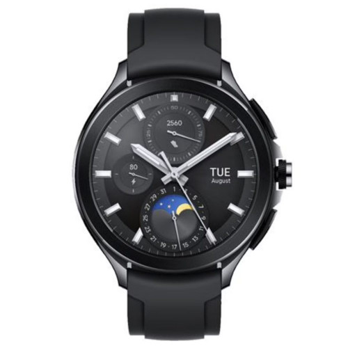 Xiaomi Watch 2 Pro 4G LTE Negro con correa de fluorocaucho negra Smartwatch Negro