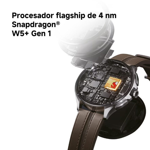 Xiaomi Watch 2 Pro 4G LTE Negro con correa de fluorocaucho negra Smartwatch Negro