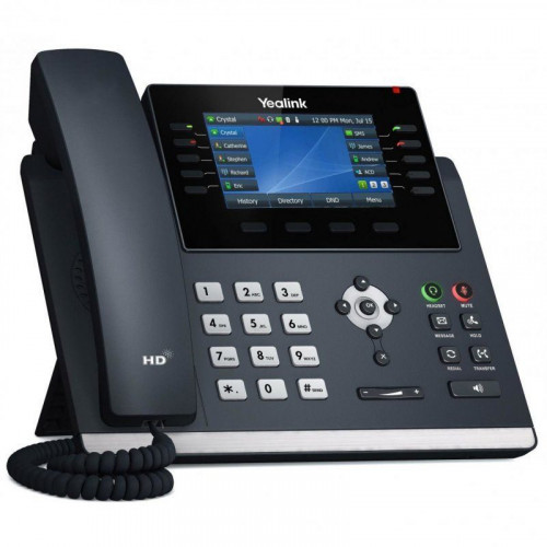 Yealink SIP-T46U Teléfono VoIP PoE 16 Cuentas