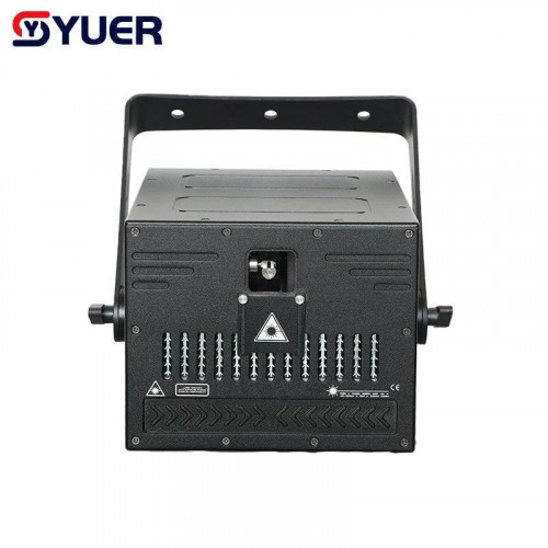 YUER 10W 12W 15W con escáner de animación 3D ILDA para escenario luz láser DJ con control por APP