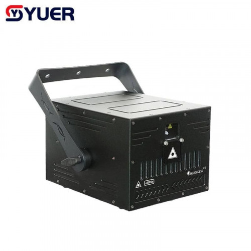 YUER 10W 12W 15W con escáner de animación 3D ILDA para escenario luz láser DJ con control por APP