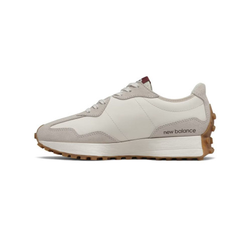Zapatillas casual de mujer 327 New Balance Blanco / Burdeos