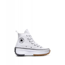 Zapatillas casual Unisex de lona con plataforma Run Star Hike alta Converse Blanco